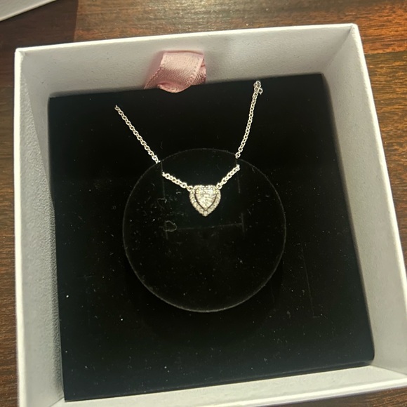 Pandora elevated heart necklace. Brand new, never taken out of box. - Picture 2 of 4